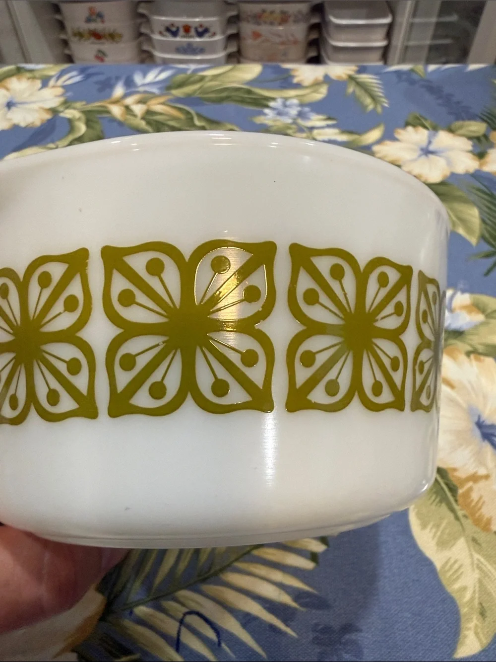 Pyrex green verde
